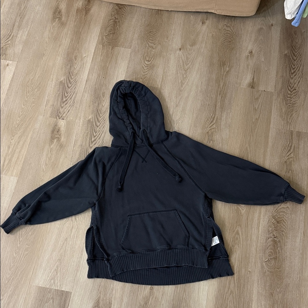 American Eagle Outfitters Black Hoodie Jacket